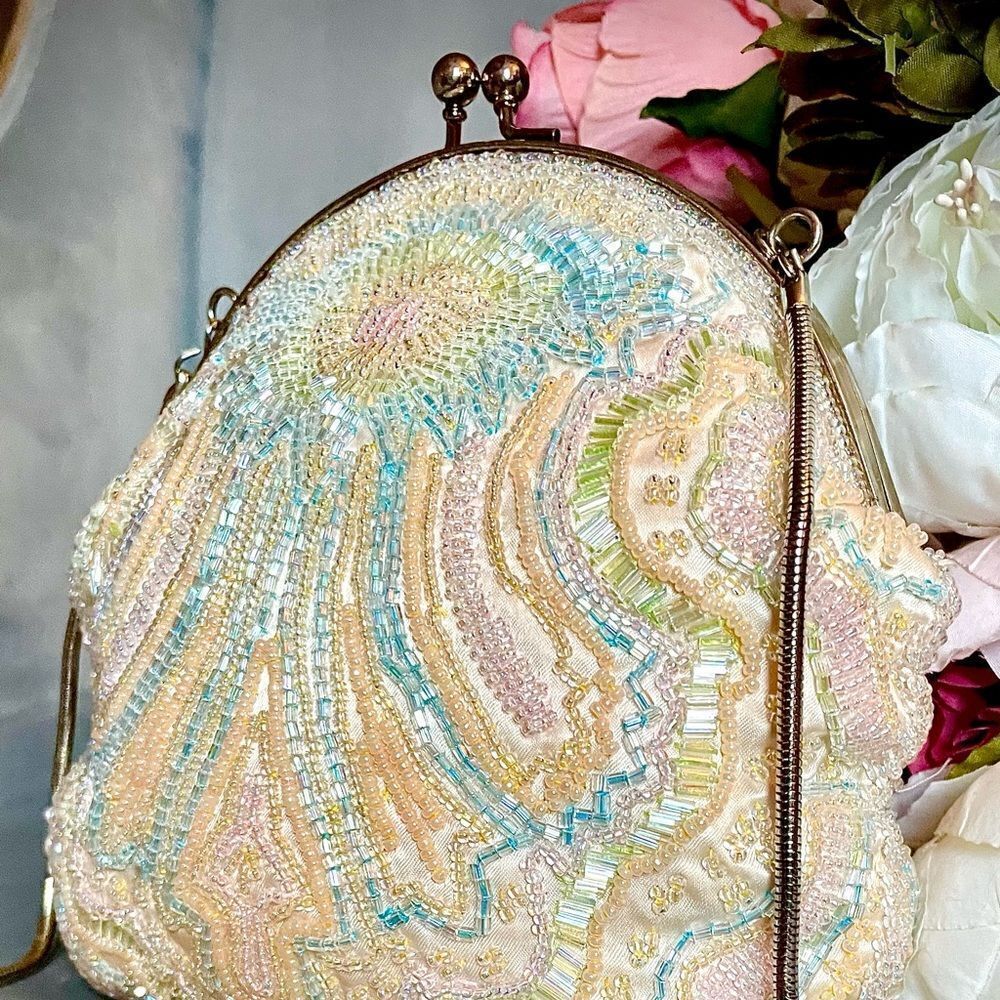 💗 Gorgeous vintage kiss lock purse by Walborg,coquette - Picture 15 of 17